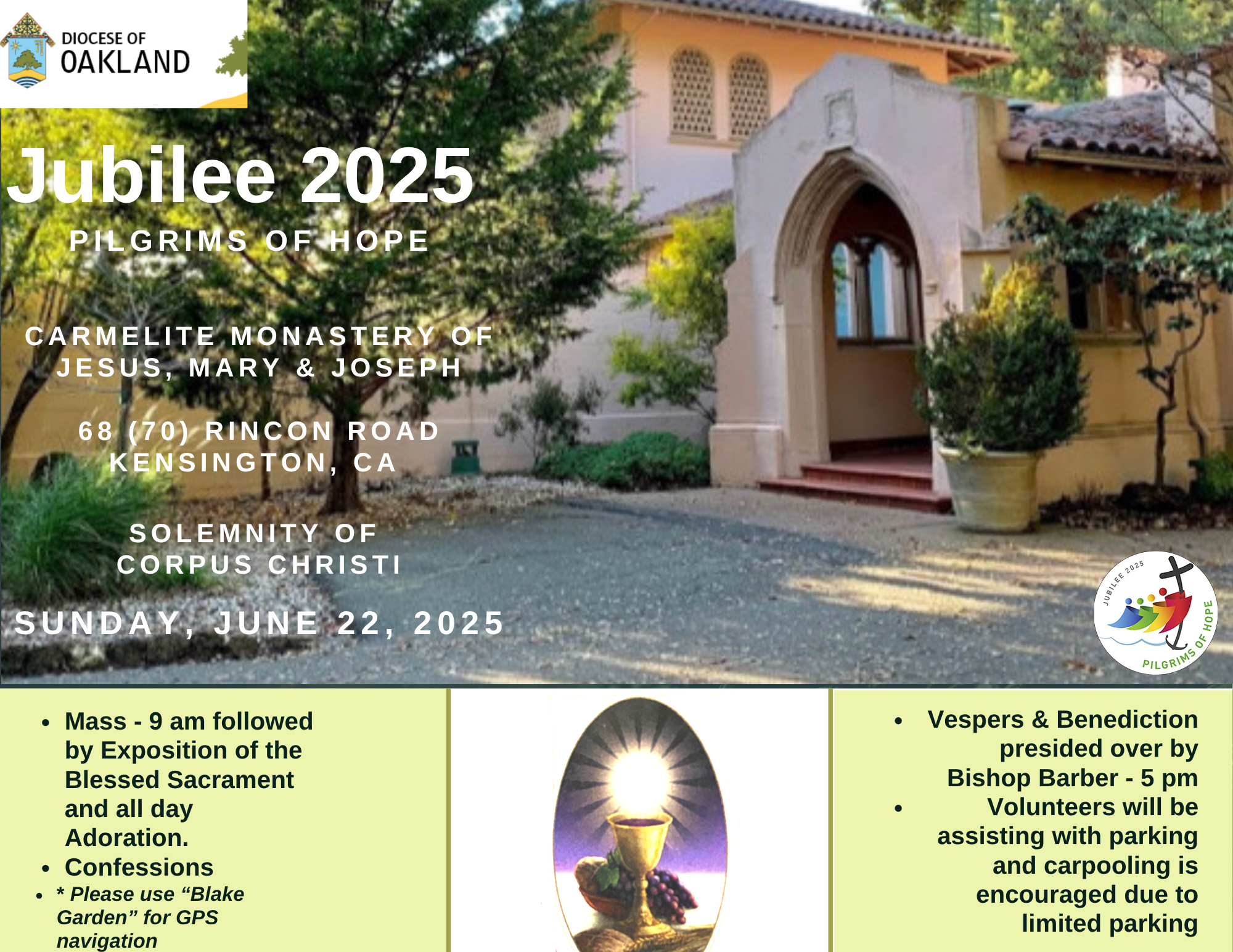 Jubilee 2025 Pilgrims of Hope Carmelite Monastery